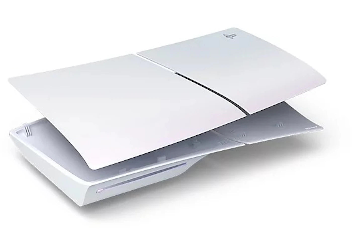 Sony PlayStation PS5 Slim Edition Cover Chroma Pearl - vue secondaire A