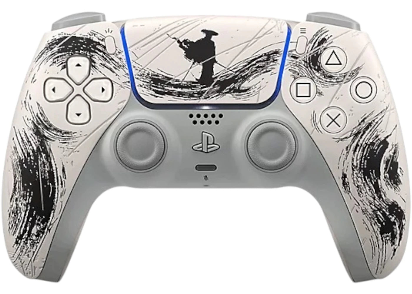 Sony PlayStation PS5 DualSense Ghost of Yotei Black Limited Edition - vue 360