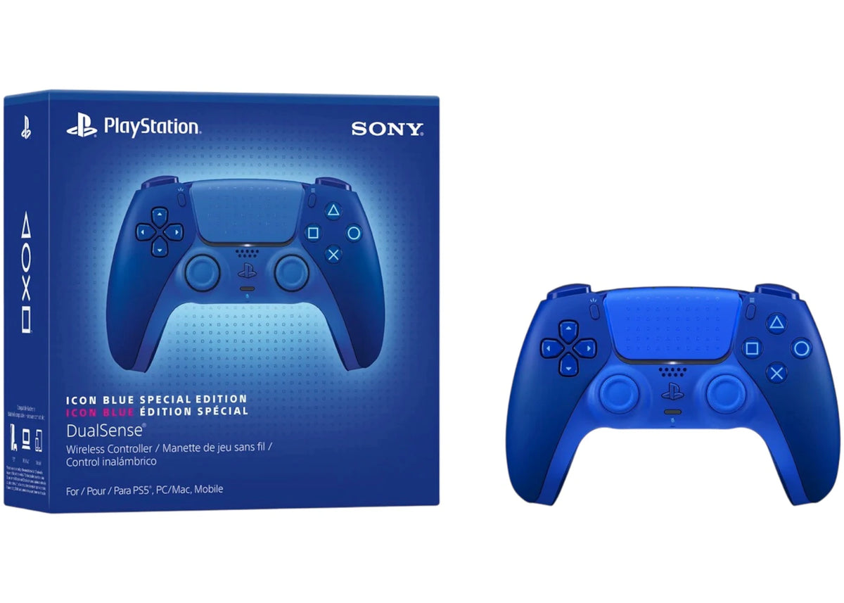 Sony Playstation PS5 DualSense Wireless Controller Icon Blue - vue secondaire B