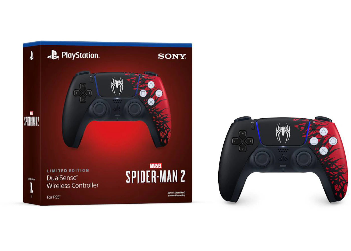 Sony Playstation PS5 DualSense Wireless Controller Marvel Spider-Man 2 1000039156 / CFI-ZCT1GZ2