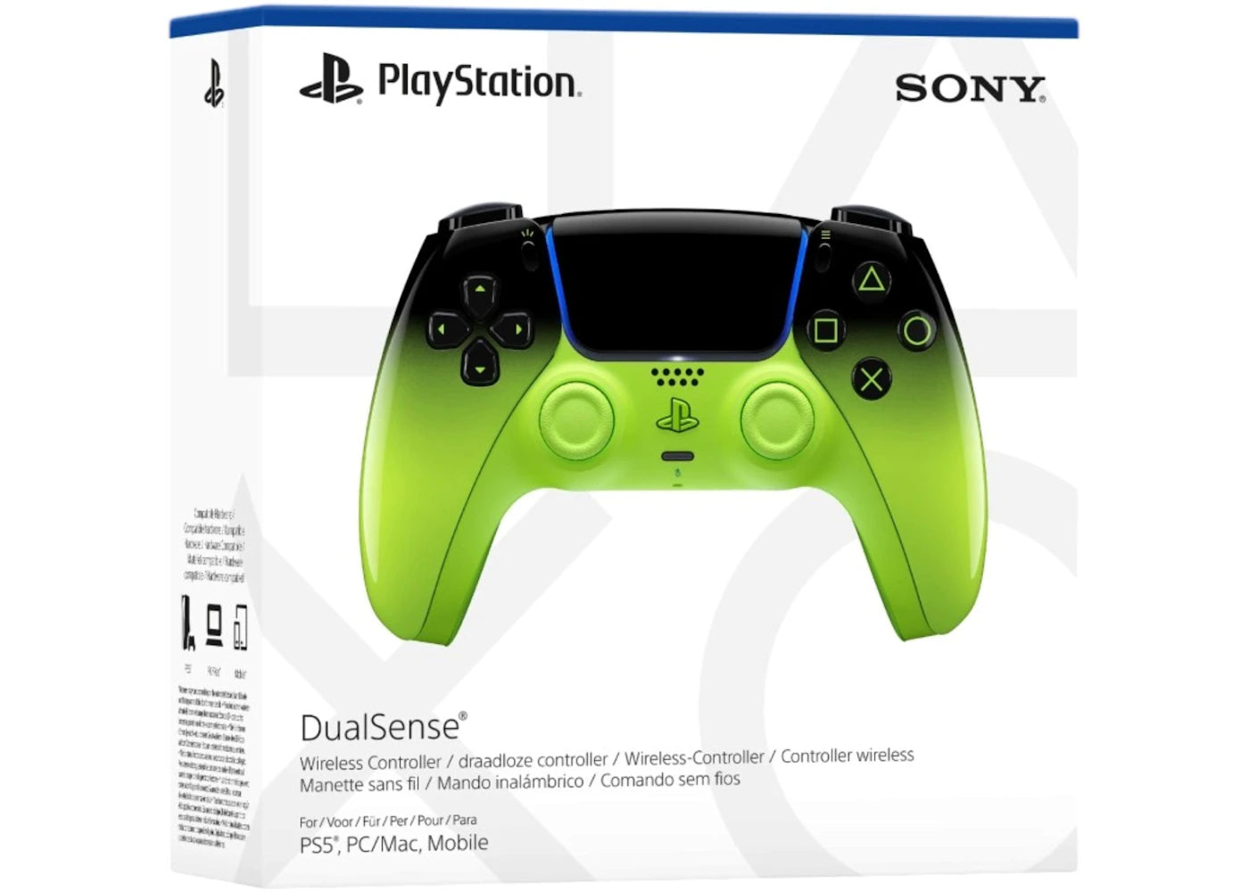 Sony Sony Playstation PS5 DualSense Wireless Controller Remix Green - vue secondaire B