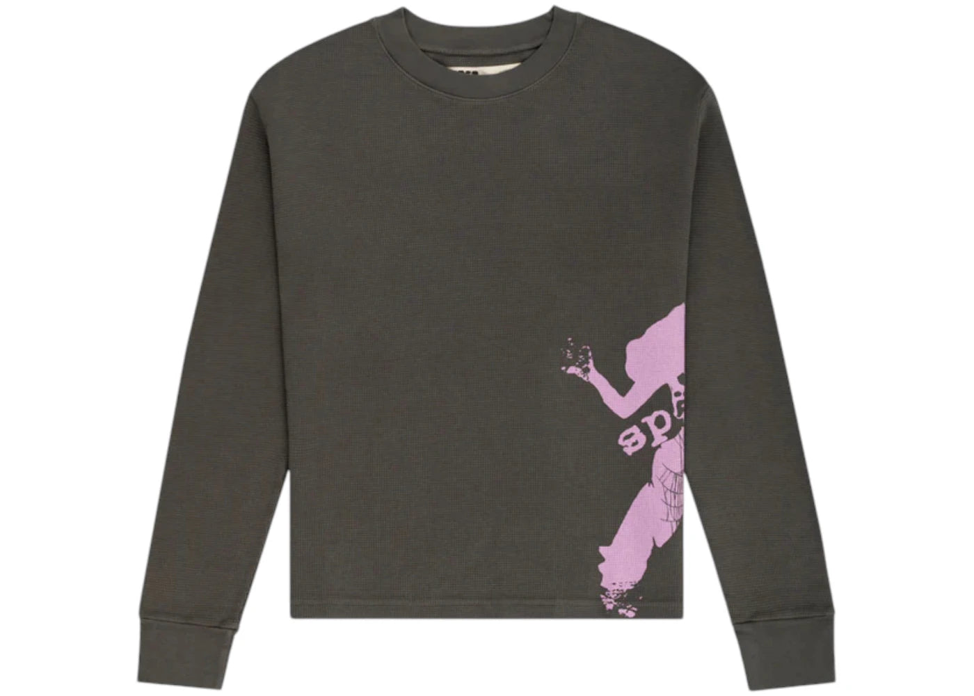 Sp5der 5EX Girl Thermal L/S Tee Dark Grey - vue secondaire A