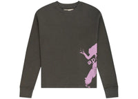 Sp5der 5EX Girl Thermal L/S Tee Dark Grey