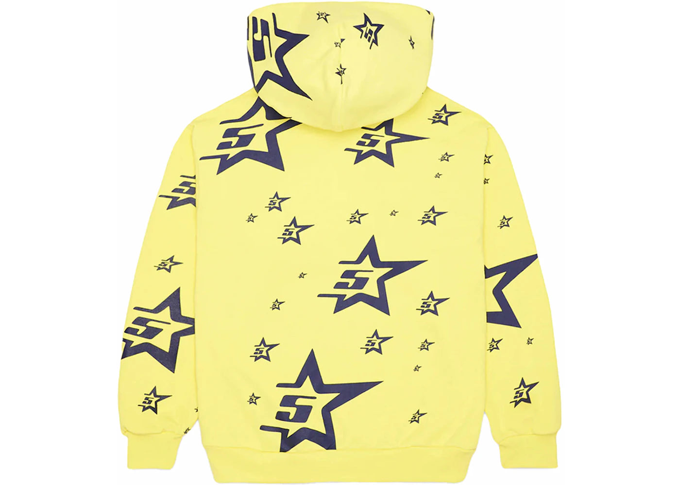 Sp5der 5Star Hoodie Gelb - vue secondaire A