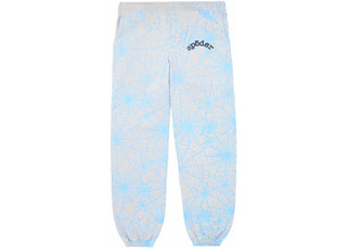 Sp5der AOP Web Sweatpants Heather Grey - authentic Sp5der apparel