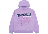 Sp5der Acai Hoodie Lila
