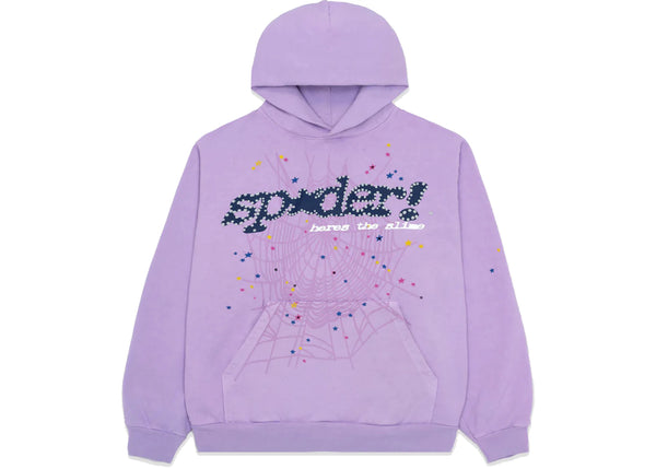 Sp5der Acai Hoodie Lila