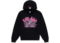 Sp5der Angel Number Hoodie Schwarz
