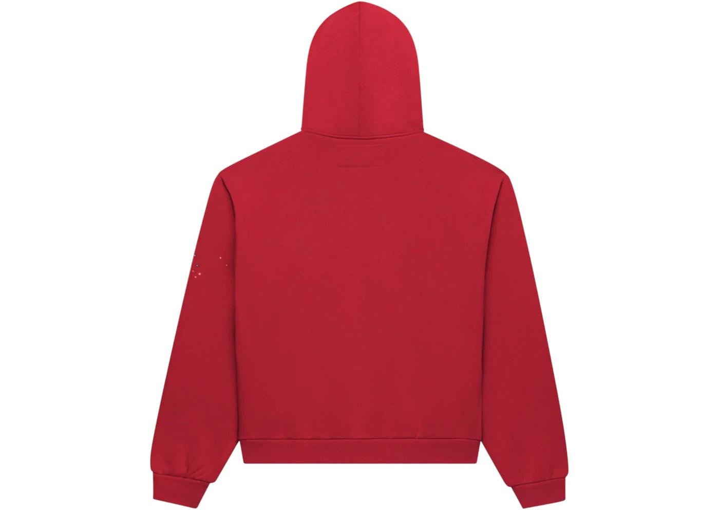 Sp5der Angel Number Zip Hoodie Merlot - vue secondaire A