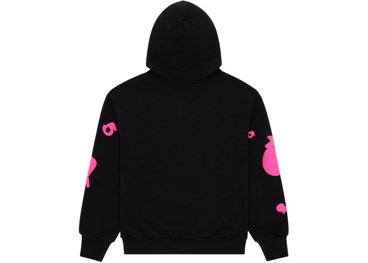 Sp5der Beluga Angel Number Hoodie Schwarz - vue secondaire A