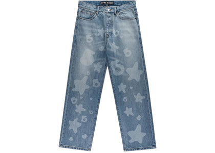 Sp5der Beluga Denim Light Blue Wash - authentic Sp5der product
