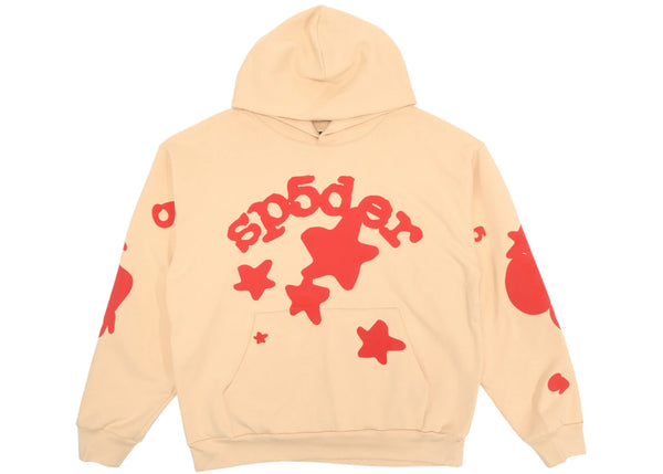 Sp5der Beluga Hoodie Creme