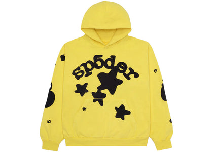 Sp5der Beluga Hoodie Gold - apparel view 2