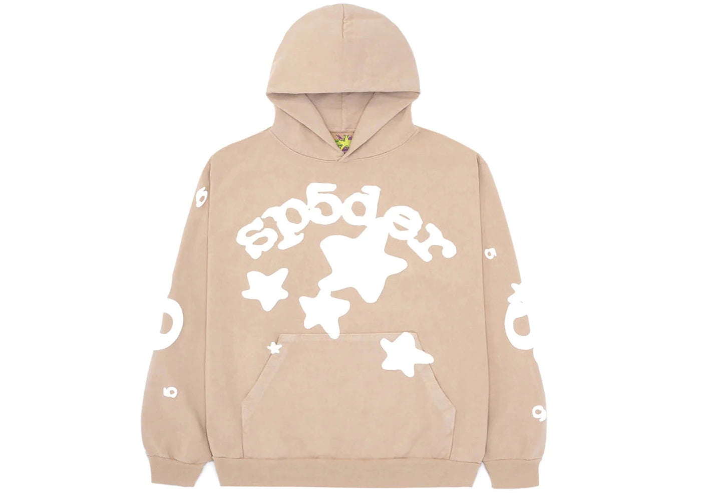 Sp5der Beluga Hoodie Sand - vue 360