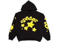 Sp5der Beluga Hoodie Onyx/Yellow