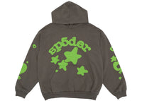 Sp5der Beluga Hoodie Slate Grey/Green