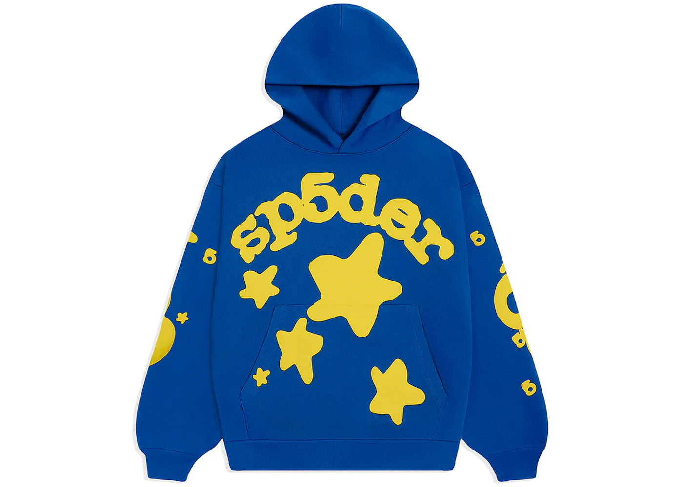 Sp5der Beluga Hoodie TC Blue - vue 360