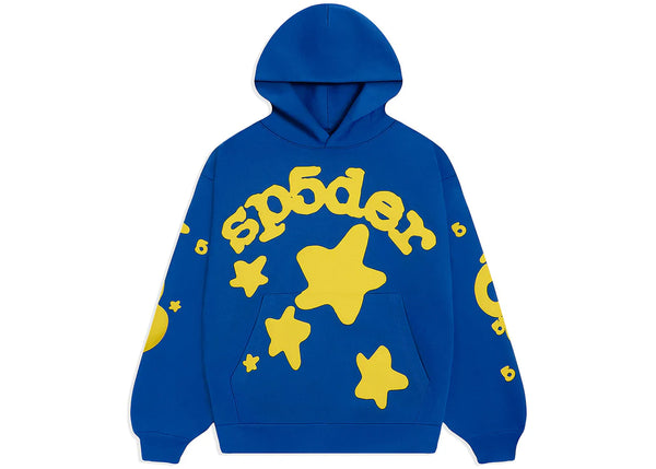 Sp5der Beluga Hoodie TC Blue