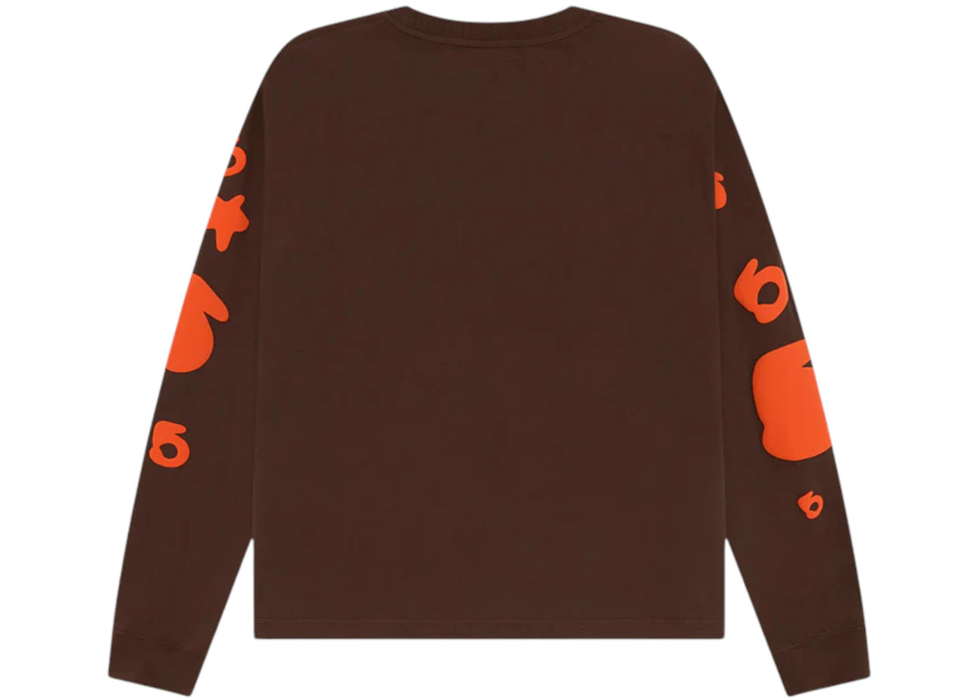 Sp5der Beluga L/S HW Tee Brown - vue secondaire A