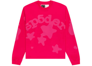 Sp5der Beluga Longsleeve Pink - authentic Sp5der product
