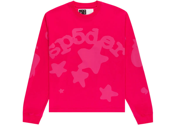 Sp5der Beluga Langarmshirt Pink