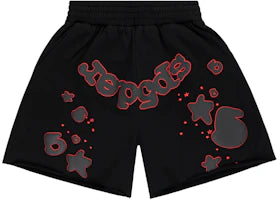 Sp5der Beluga Outline Sweatshort Black