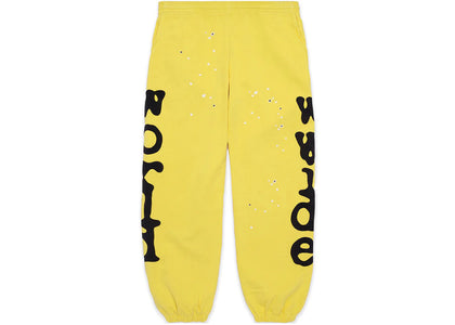 Sp5der Beluga Sweatpants Gold - apparel view 2