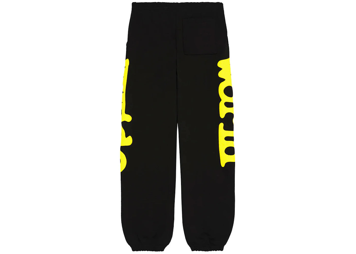 Sp5der Beluga Sweatpants Onyx/Yellow - vue secondaire B