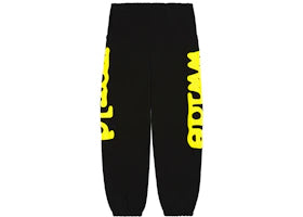 Sp5der Beluga Sweatpants Onyx/Yellow - vue 360