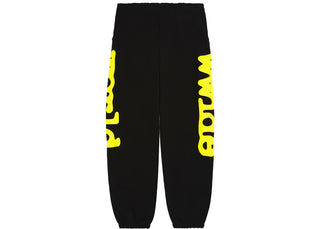 Sp5der Beluga Sweatpants Onyx/Yellow - apparel view 2