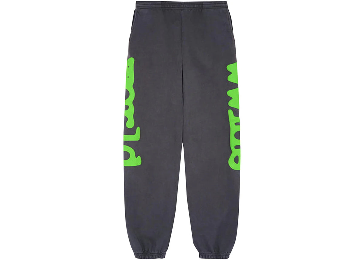Sp5der Beluga Sweatpants Slate Grey/Green - vue 360