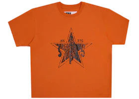 Sp5der Big Star Tee Red/Orange - vue 360