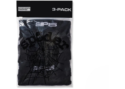 Sp5der Boxer Briefs (3er-Pack) Schwarz