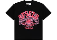 Sp5der Cross Country Slub T-Shirt Schwarz