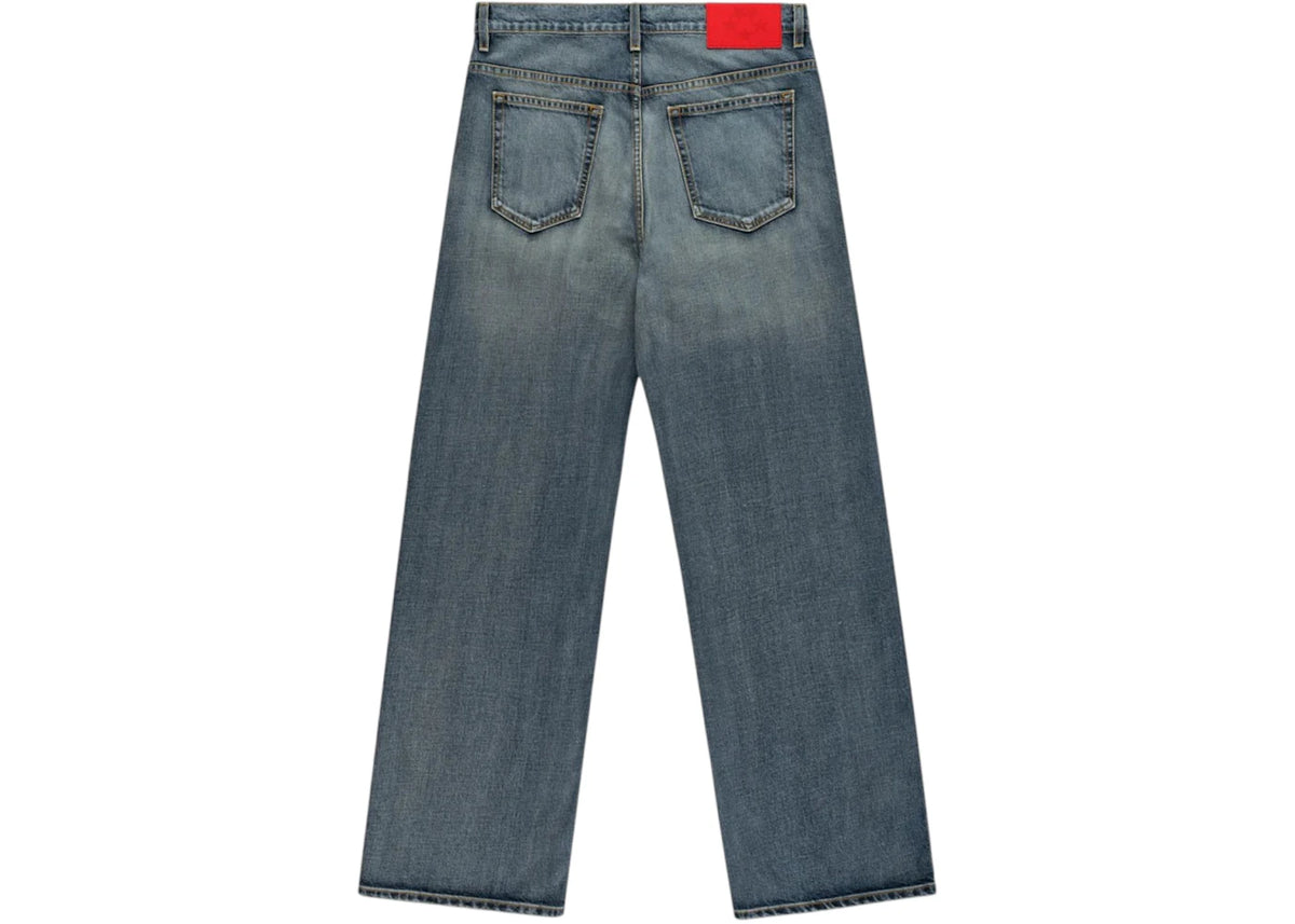Sp5der Denim Work Pant Light Blue Wash - vue secondaire B