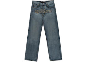 Sp5der Denim Work Pant Light Blue Wash