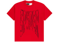 Sp5der Diffused Collegiate Tee Red