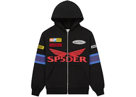 Sp5der GT Zip Hoodie Black