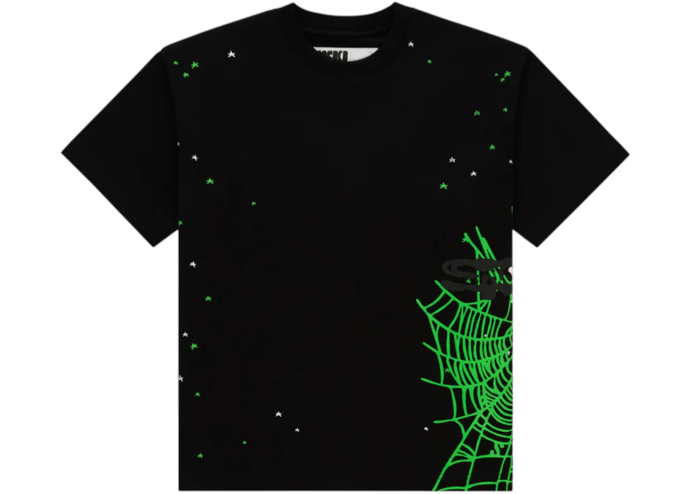 Sp5der Heavy Web Tee Black - vue secondaire A