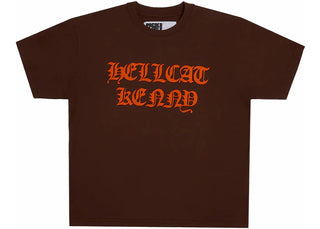 Sp5der Hellcat Kenny Tee Brown - product view 2