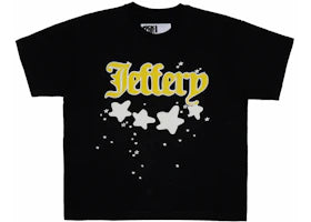 Sp5der Jeffery Heavyweight Tee Black - vue 360