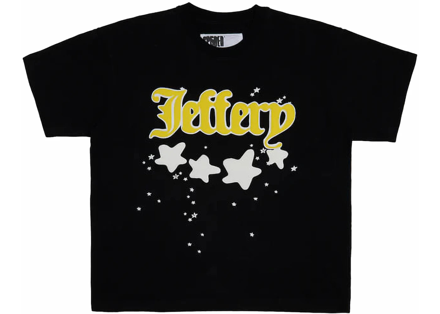Sp5der Jeffery Heavyweight Tee Black - vue secondaire A