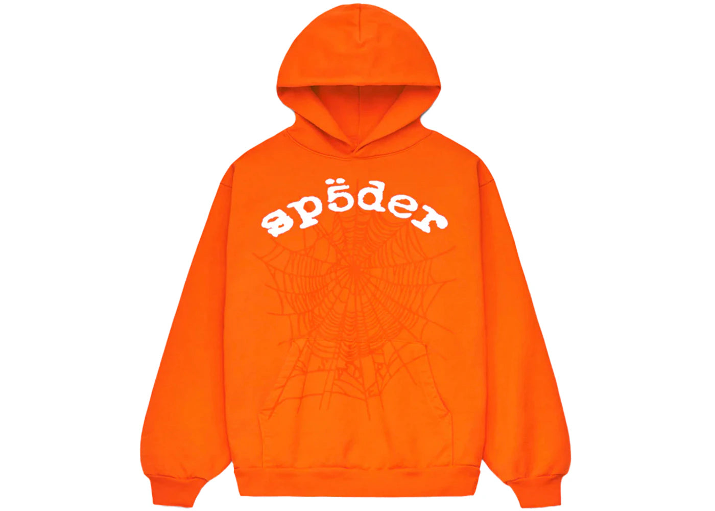Sp5der Legacy Hoodie Orange - vue 360