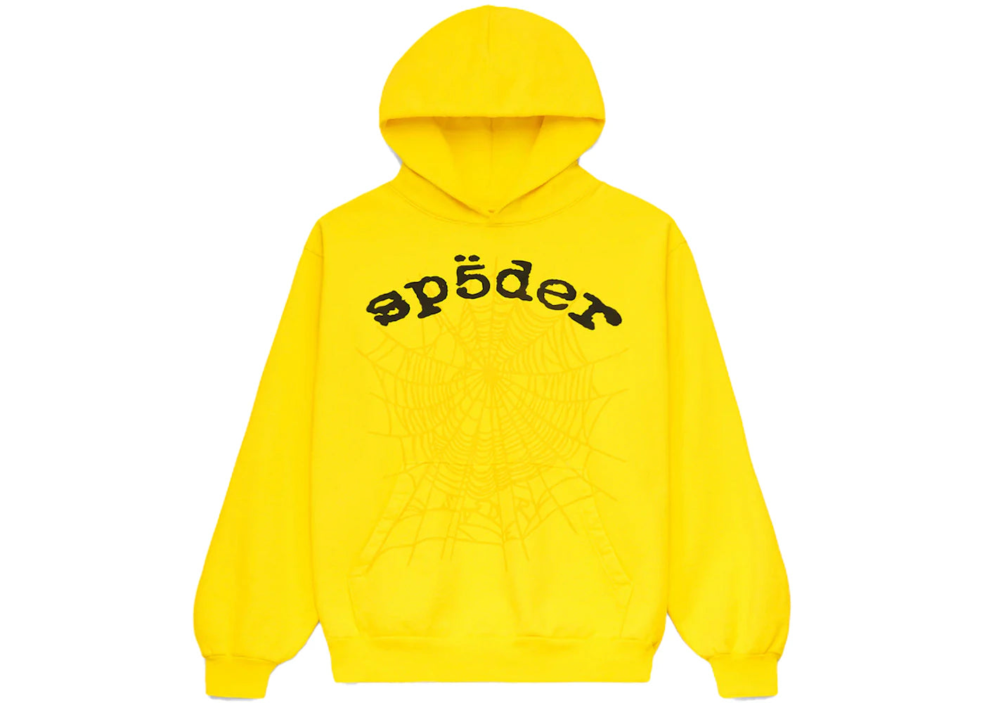 Sp5der Legacy Hoodie Yellow - vue secondaire A