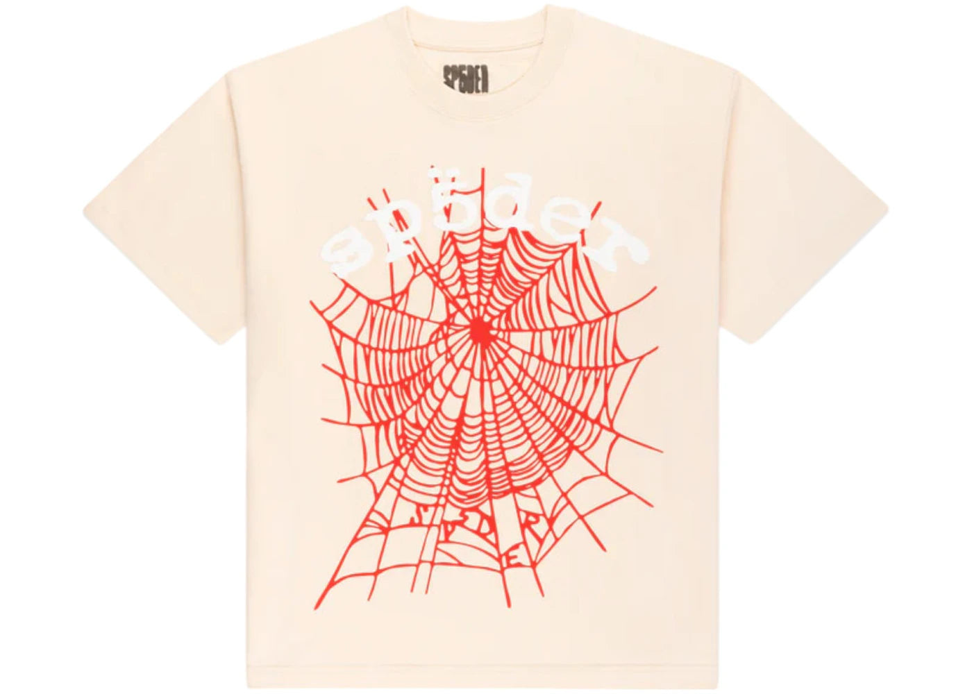 Sp5der Legacy Logo Heavyweight Tee Cream - vue 360