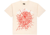 Sp5der Legacy Logo Heavyweight Tee Cream