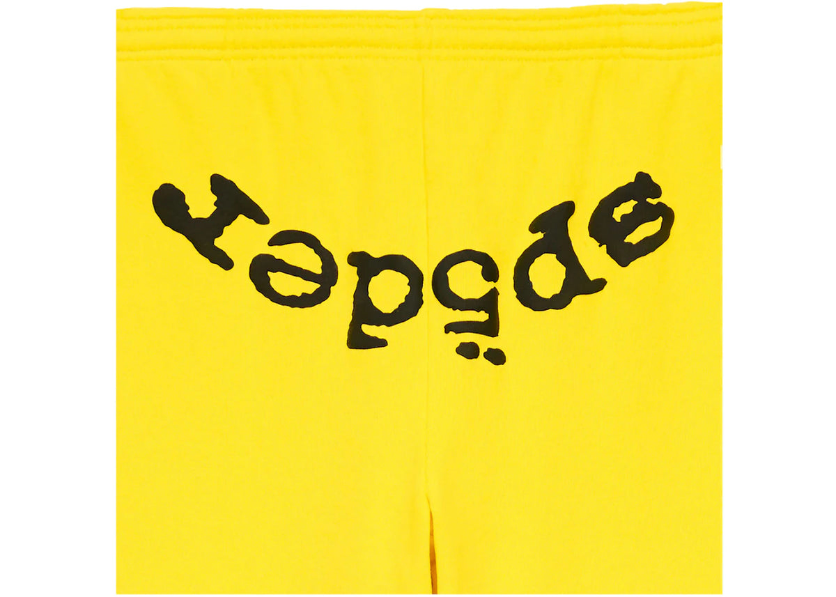 Sp5der Legacy Sweatpant Yellow - vue secondaire B