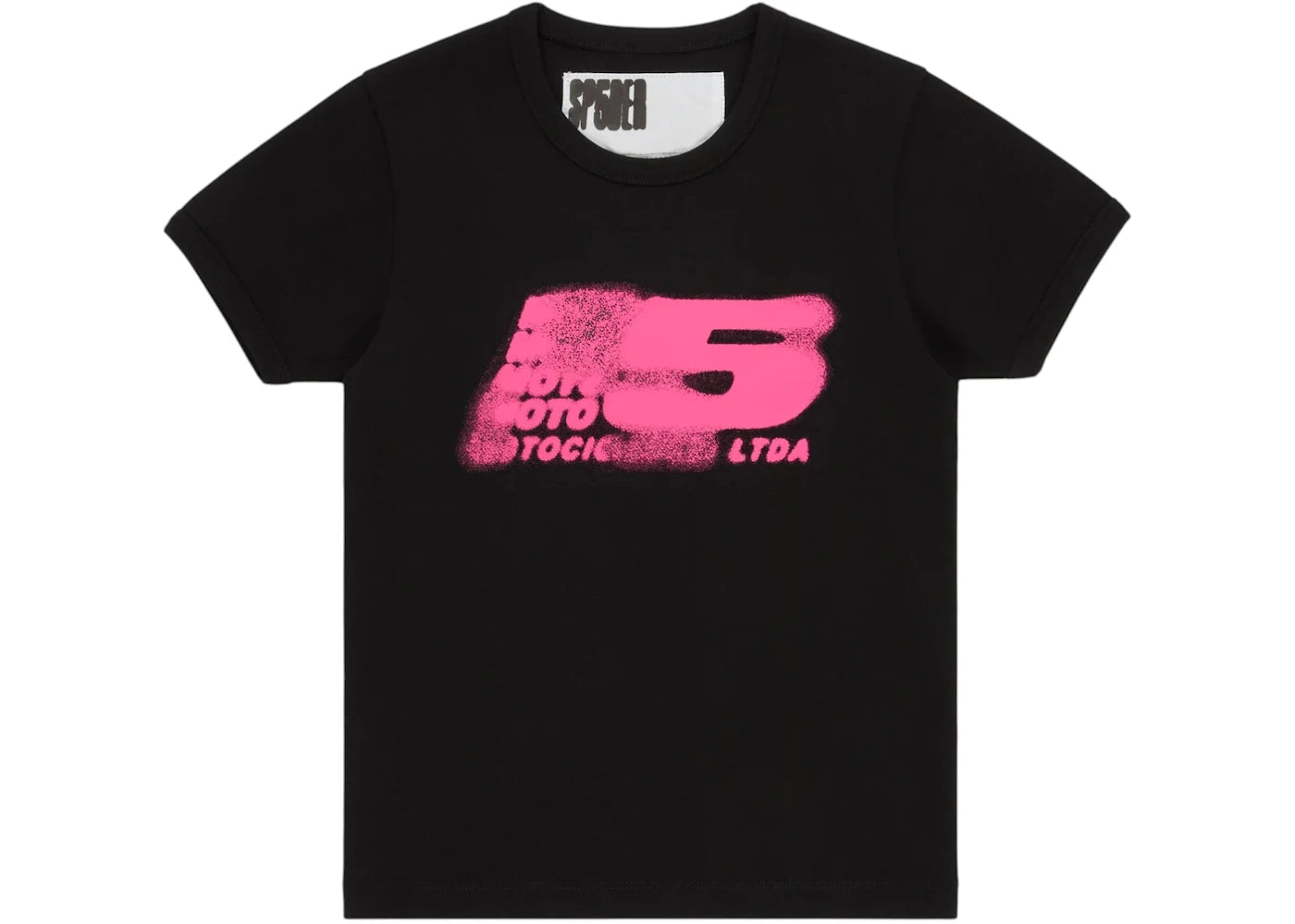 Sp5der Moto 5 Baby Tee Black - vue secondaire A