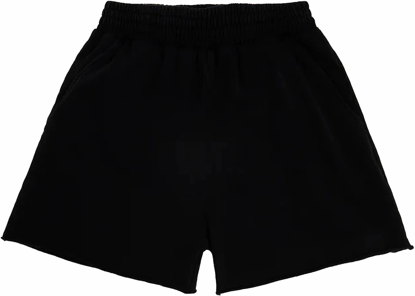 Sp5der OG Logo Bestickte Sweatshorts Schwarz - vue secondaire A