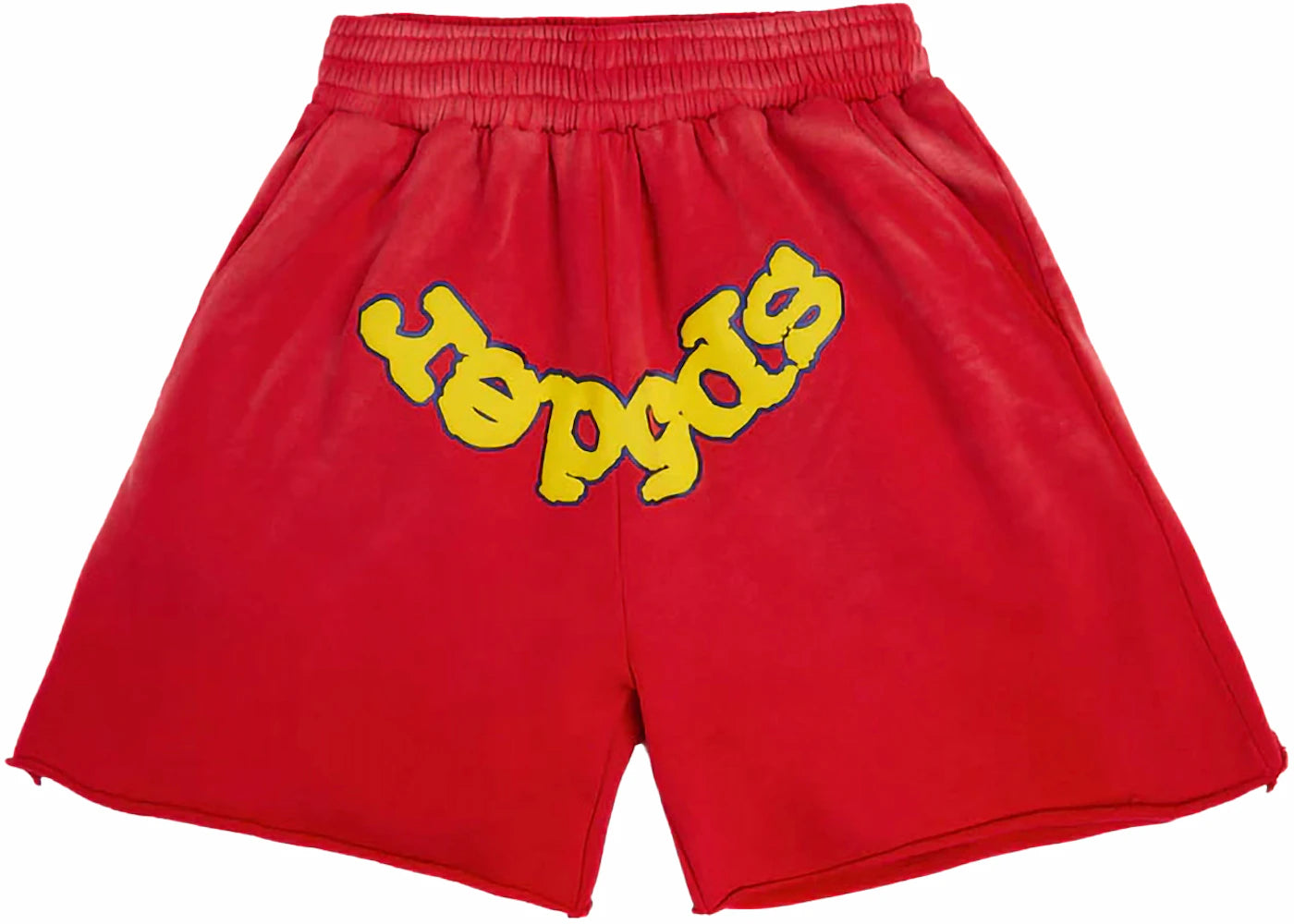 Sp5der OG Logo Sweatshort Rot - vue 360